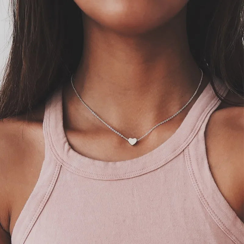 Nyvele Minimalist Love Necklace – Summer Beach Jewelry for Women
