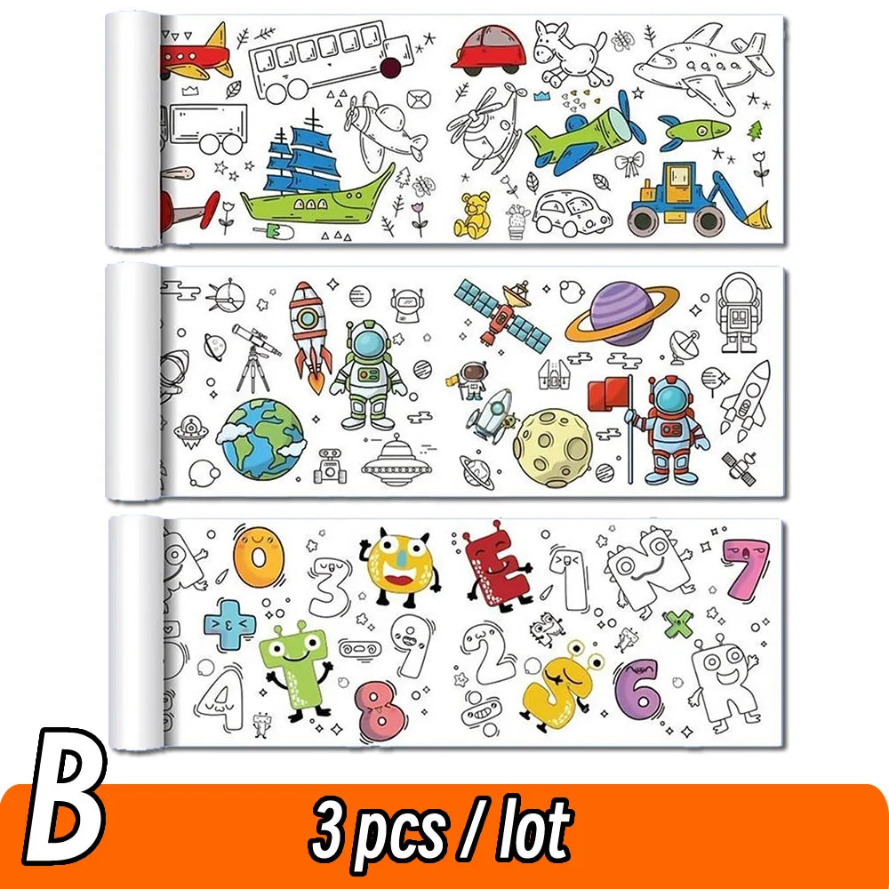 Nyvele - Papel gigante de Colorir Infantil