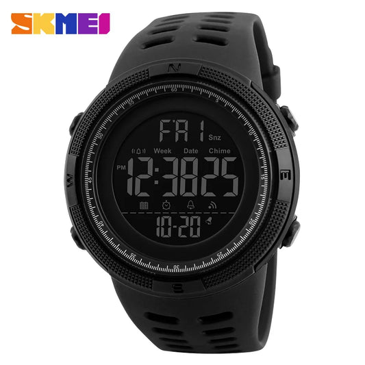 Nyvele 1251 Men’s Digital Sports Watch – Waterproof & Multi-Function