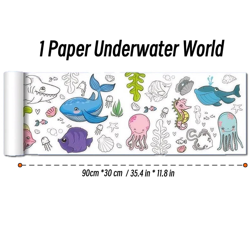 Nyvele - Papel gigante de Colorir Infantil