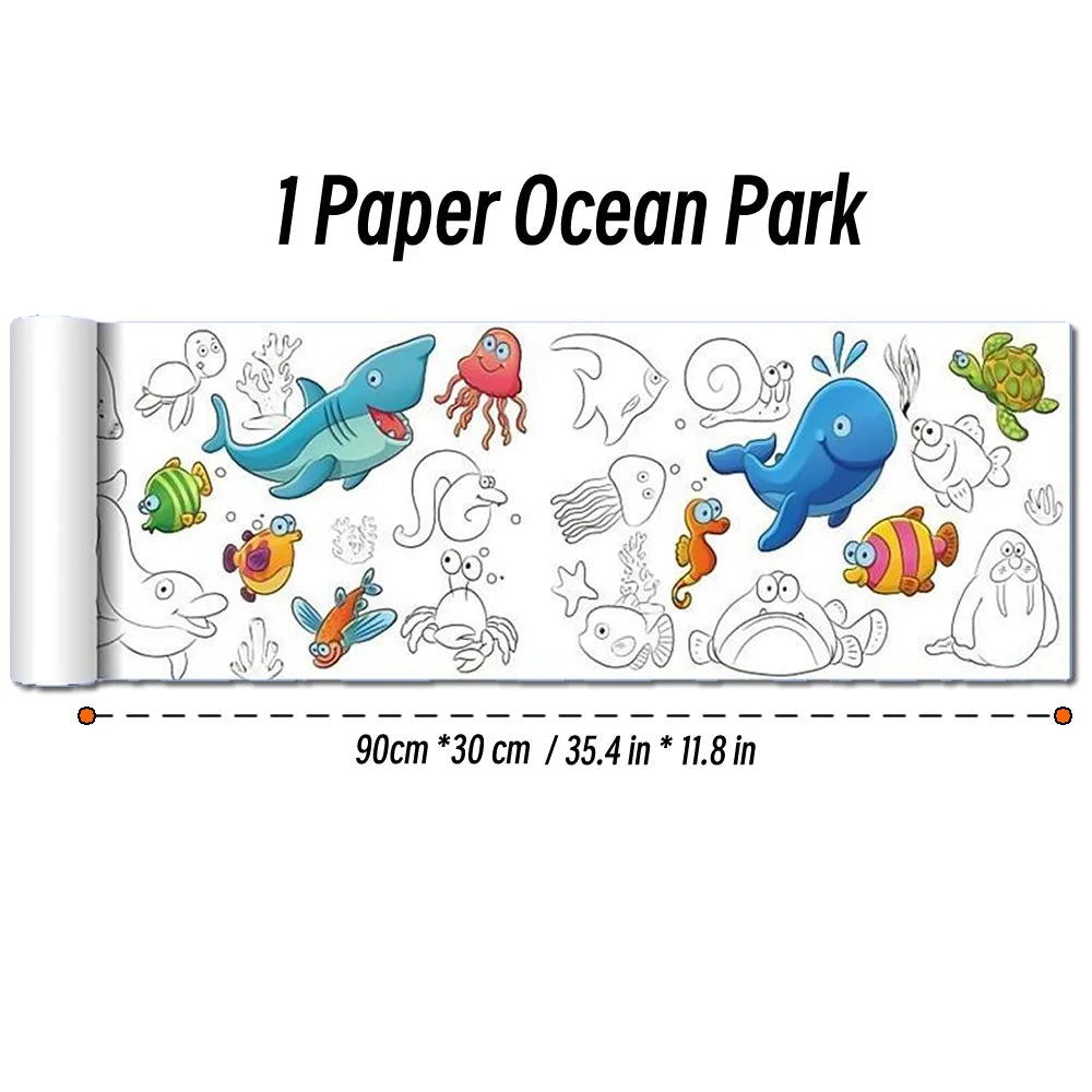 Nyvele - Papel gigante de Colorir Infantil