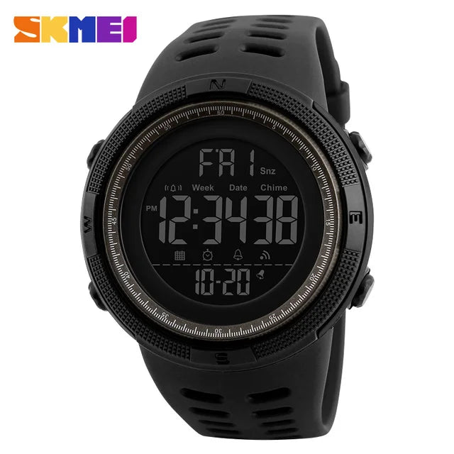 Nyvele 1251 Men’s Digital Sports Watch – Waterproof & Multi-Function
