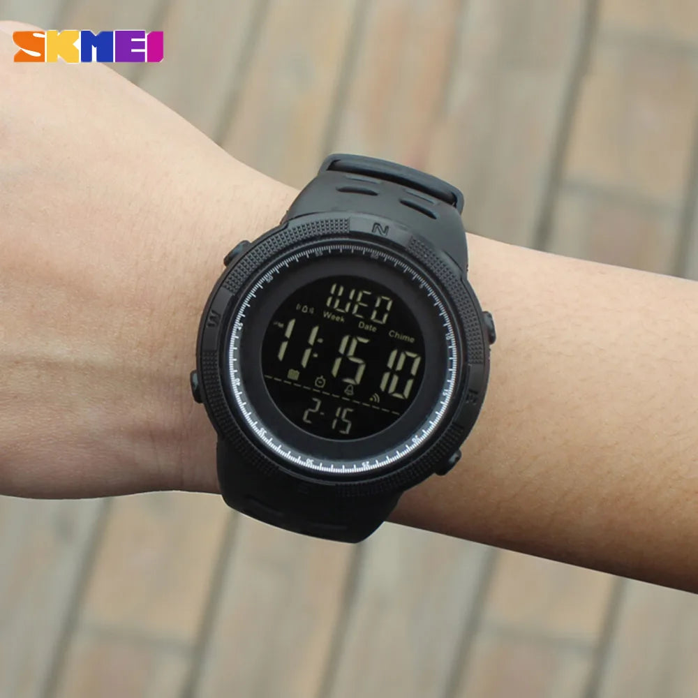 Nyvele 1251 Men’s Digital Sports Watch – Waterproof & Multi-Function