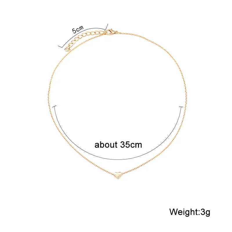 Nyvele Minimalist Love Necklace – Summer Beach Jewelry for Women