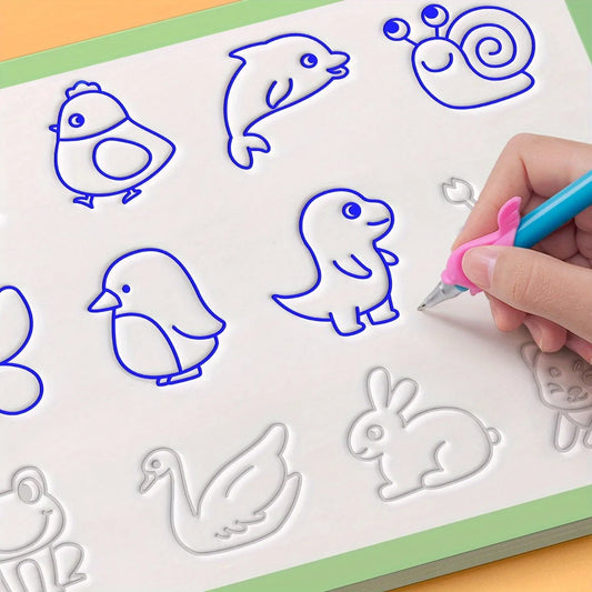 Nyvele - Caderno Mágico de Desenho Infantil – Idade 3 a 8 Anos